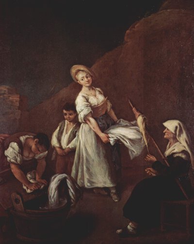 The Washerwomen by Pietro Longhi